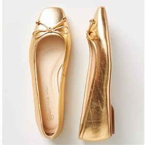 Gold Women's Flats